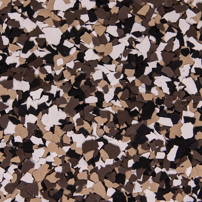 Simiron Autumn Brown decorative chip blend