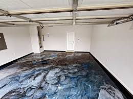 Gloss Finish Close-Up — Detail epoxy floor in Roswell, GA